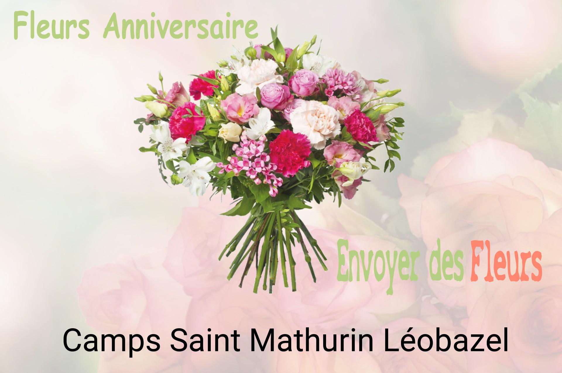 Bouquet de fleurs d’anniversaire livré à Camps-Saint-Mathurin-Léobazel